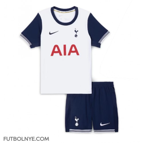 Camiseta Tottenham Hotspur Primera Equipación para niños 2024-25 manga corta (+ pantalones cortos)